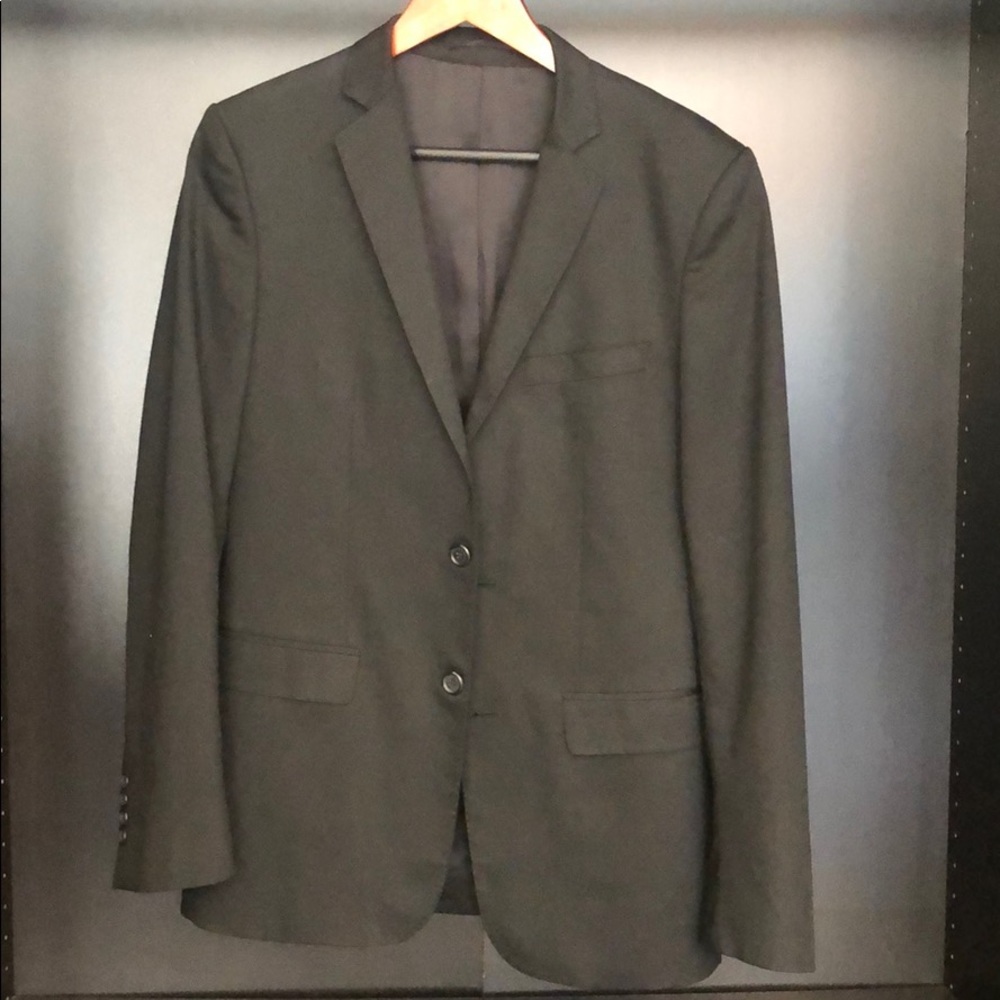 Zara Vintage Black 2-button Blazer